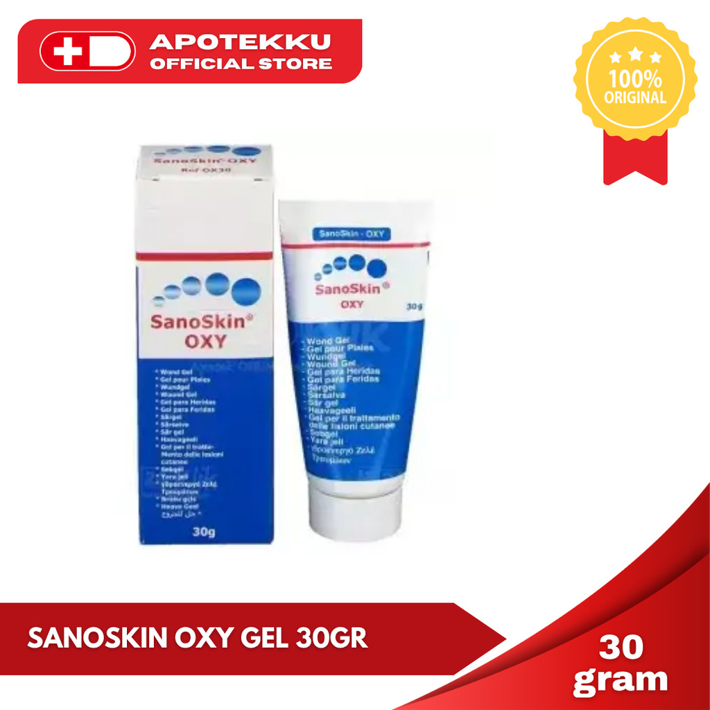 Sanoskin Oxy Gel 30g - Gel Perawatan Luka