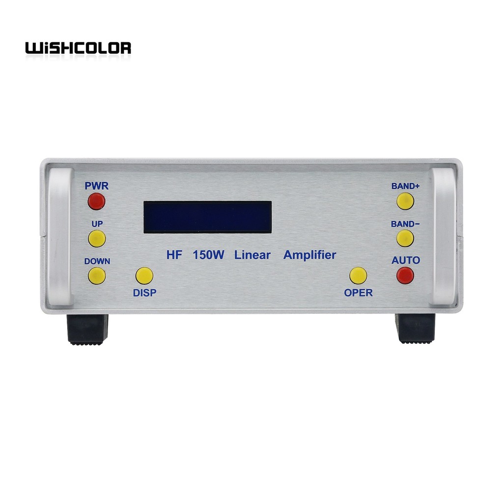 WISHCOLOR 1.8-30MHZ 150W HF LINEAR AMPLIFIER HAM RADIO AMPLIFIER WITH HIGH TEMPERATURE & HIGH SWR