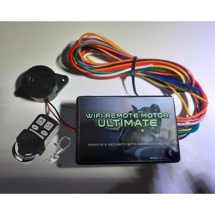 Diskon Wifi Remote Motor Android Alarm (Keyless Motor Android) Feature Terlengkap  Kunci Car