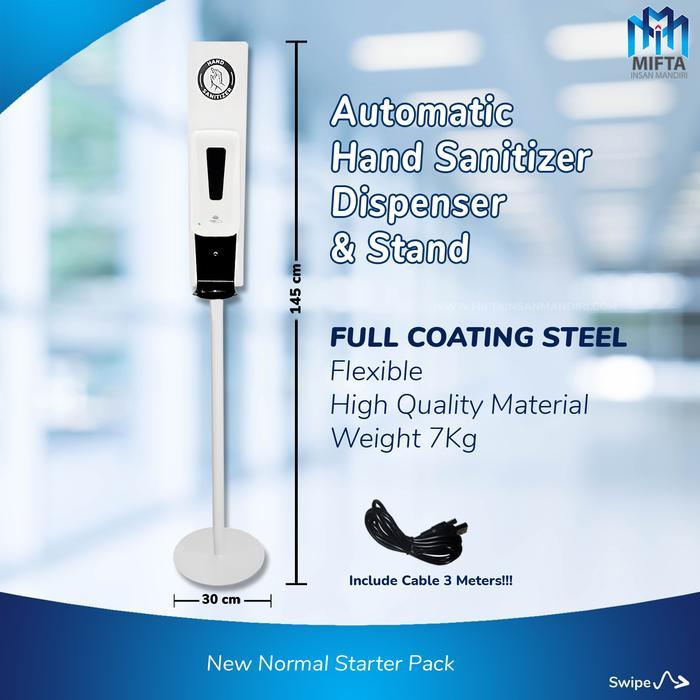 READY AUTOMATIC HAND SANITIZER DISPENSER + STAND / DISPENSER HANDSANITIZER