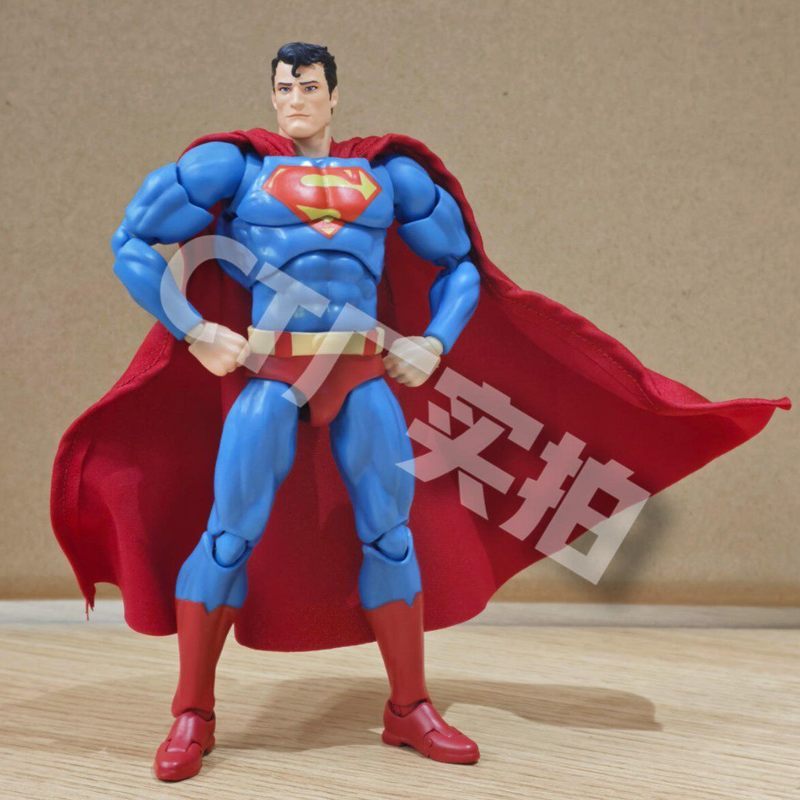 16cm Ct Factory Superman Mafex 117 Comic Hush Dc Justice League Articulated Action Figure