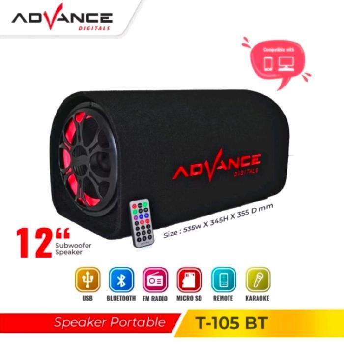 SPEAKER ADVANCE T105BT / SPEAKER TABUNG ADVANCE T 105BT