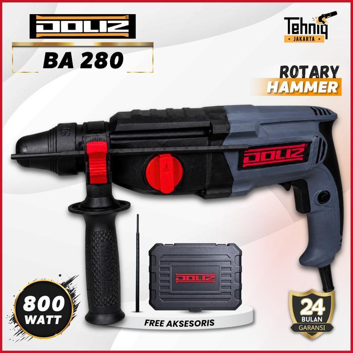 Doliz Mesin Bor Beton BA280 / Mesin Bor Doliz BA 280 Rotary Hammer