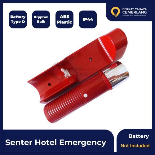 lampu senter emergency , senter hotel , emergency flash
