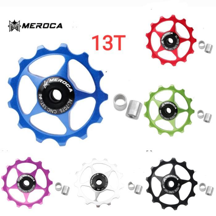 MEROCA PULLEY RD BEARING 13T PULLAY RD SEPEDA LIPAT MTB ROADBIKE SIAP KIRIM