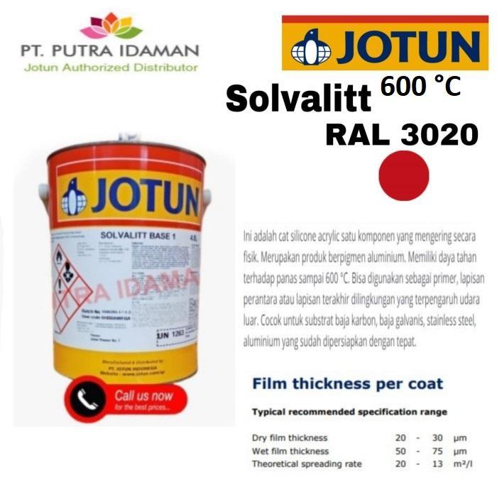 Ather Shop- Jotun Cat Tahan Panas / Solvalitt 5 Liter / Ral 3020