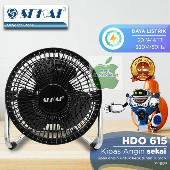 Kipas angin HDO615 s kipas angin sekai kecil