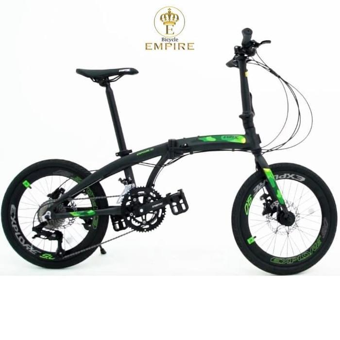 Exotic Sepeda Lipat Explore 9.0 20 Inch 2x9 Speed Fullbike 20 Bicycle Empire