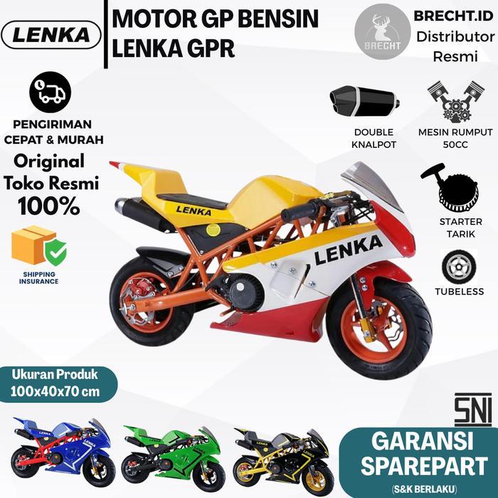 Motor Bensin Mini Lenka GP TYPE STD Mainan Anak - GPR REPSOL