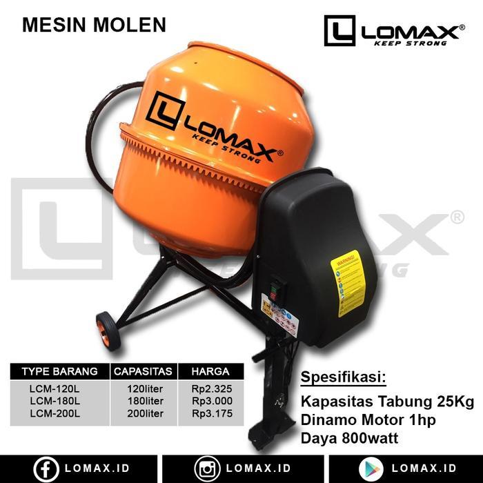 Mesin Pengaduk Semen ALAT ADUK SEMEN MINI MOLEN MINI MIXER MINI 200L