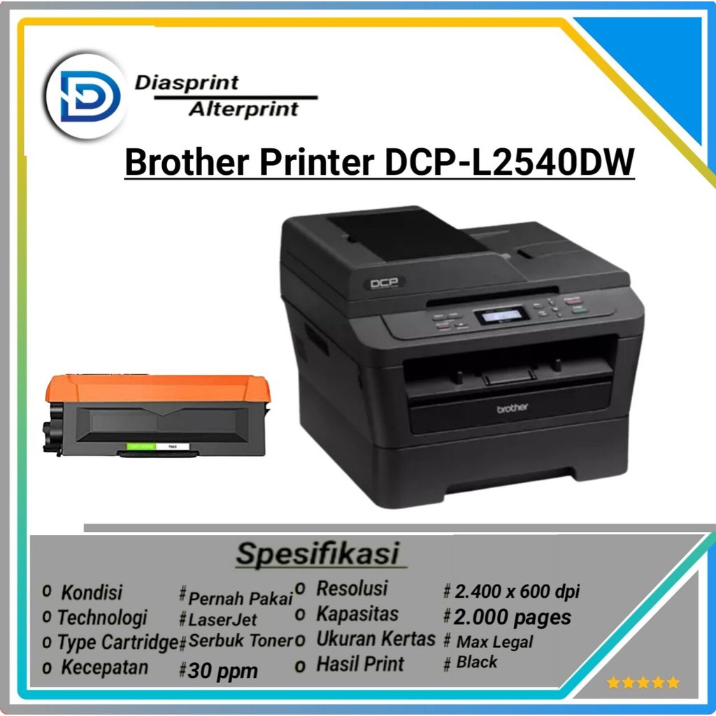 Brother Printer DCP-L2540DW
