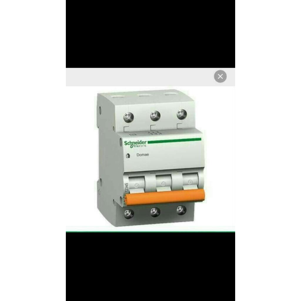 Mcb 3Phase 3Pole 63A 63 A Schneider Domae Mcb 3 Phase 3 Pole 63 Ampere