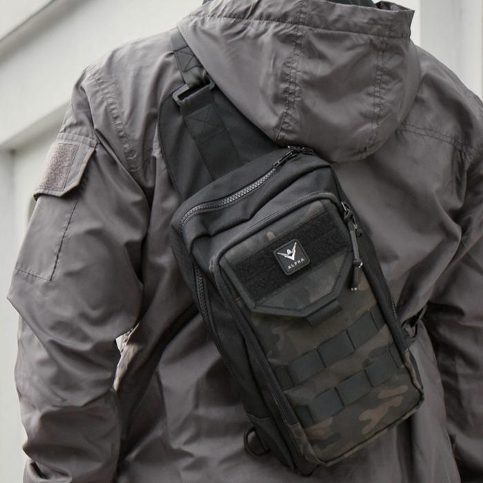 Valiant shoulder bag MK l - sling bag - waistbag - tactical - techwear - water resist - numerus -