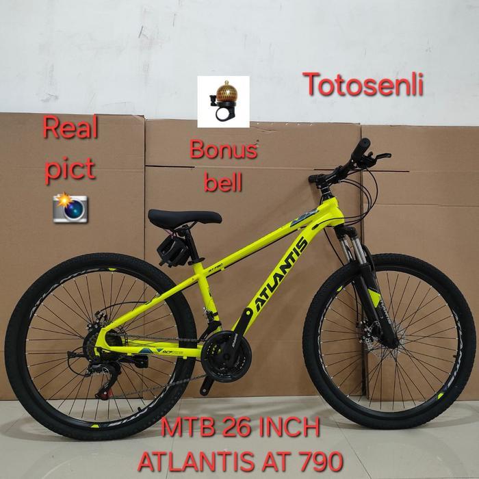 sepeda gunung mtb 26 inch atlantis at 790 sepeda gunung mtb 26 inch sepeda model terbaru - yellow