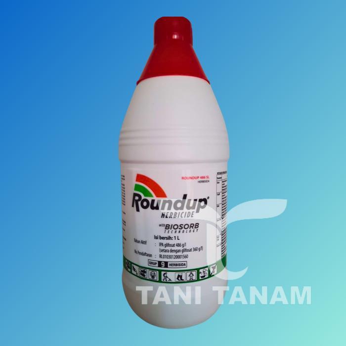 ROUNDUP 486 SL 1 LITER HERBISIDA PENGENDALI RUMPUT // RONDAP PEMBASMI RUMPUT