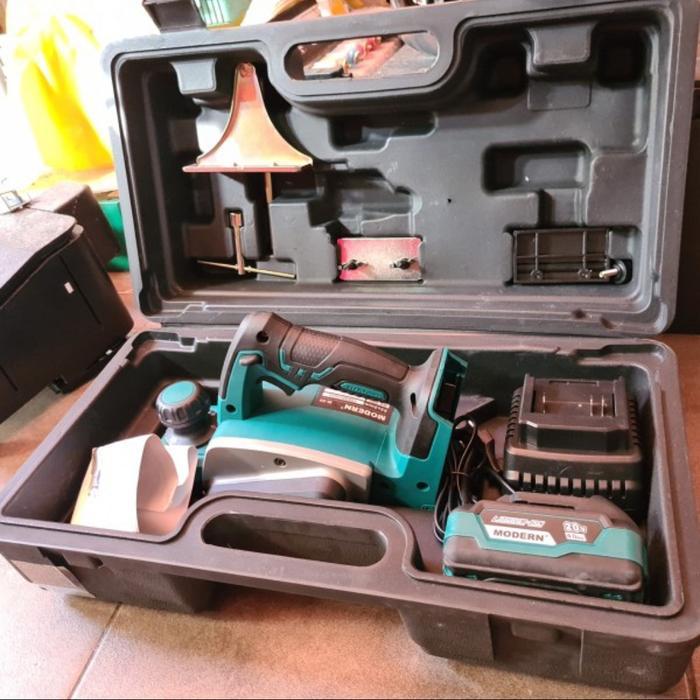 Mesin Serut Kayu Baterai Ketam Planner Planer Modern Cordless M90 20V