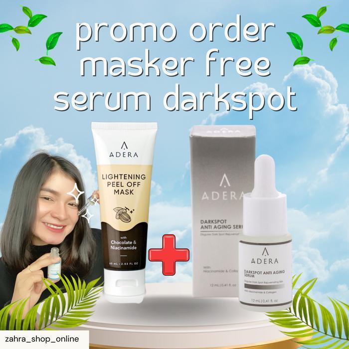Scrub Wajah Adeeva Lightening Peel Off Mask Peeling Spray - Adera Lightening Peel Off Mask Anti Flek
