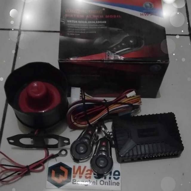 Remote Alarm Mobil + Kunci Remot Alarm Mobil
