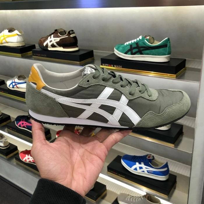 Onitsuka Tiger Serrano Burnt Olive Original Authentic