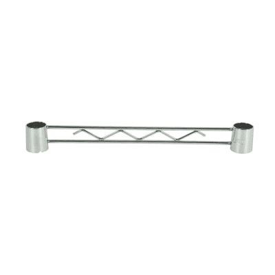 KRISBOW 35X4 CM TIANG RANGKA PEMBATAS SISI RAK KAWAT - SILVER