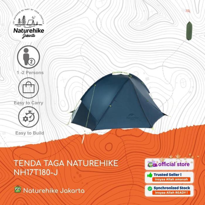 TENDA TAGA 2P / 2 ORANG ULTRALIGHT CAMPING NATUREHIKE NH17T180-J