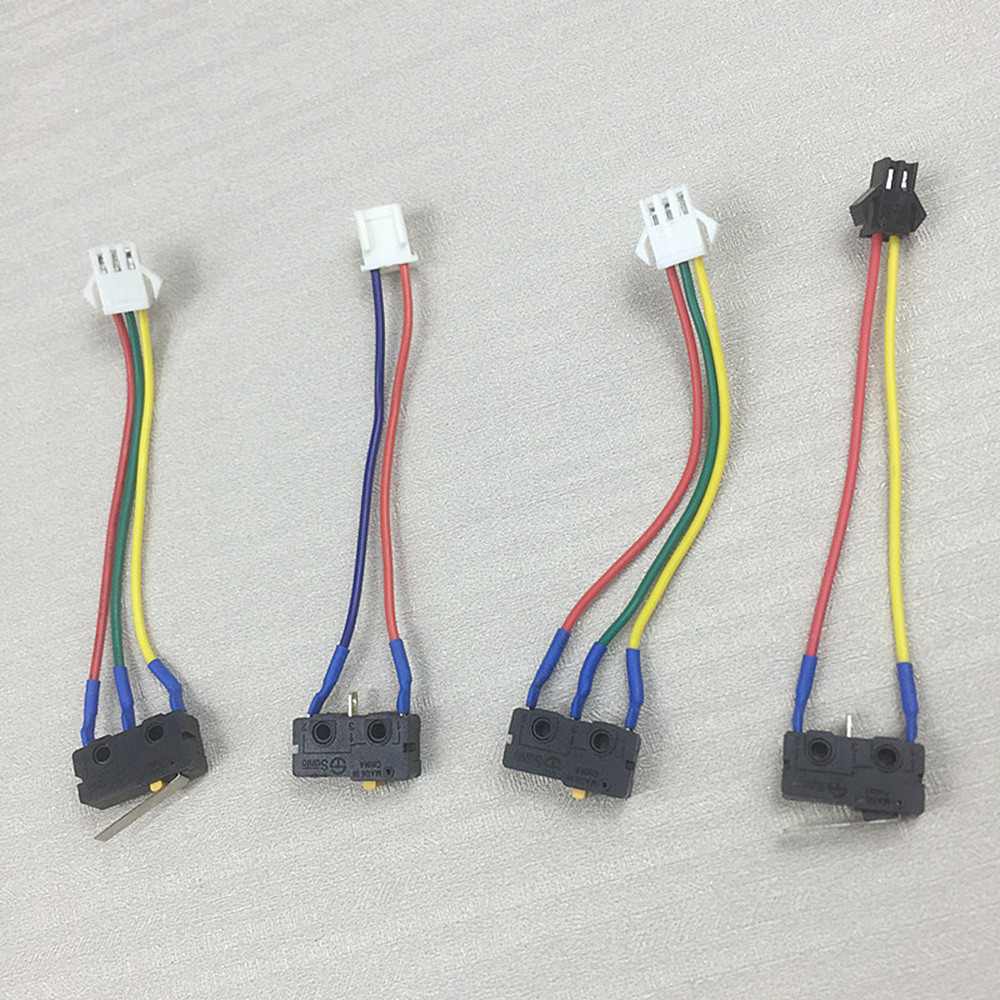 2pcs Home Appliance Parts Gas Water Heater Two-wire Micro Switch With Splinter Gas Water Heater Micr