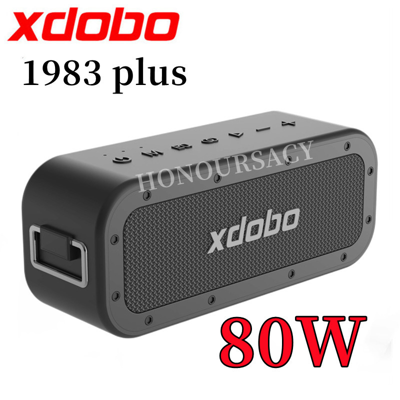 XDOBO1983 plus 80W fever subwoofer Portable Outdoor waterproof Home Theater 360 surround Stereo TWS 