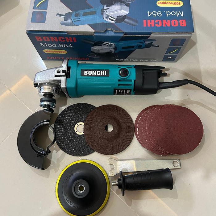 kencana Mesin Gerinda Tangan Gurinda Listrik Alat Potong Keramik/Besi/Kayu Free Amplas Bisa COD