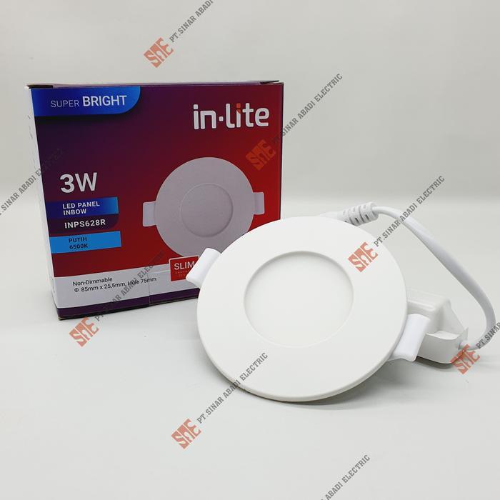 Sale Lampu Downlight Led Inlite 3 Watt Inbow 3000K/4000K/6500K Inps628R