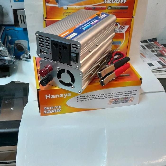 Power Inverter 1200 Watt Hanaya/ Inverter Hanaya 1200 Watt +Usb