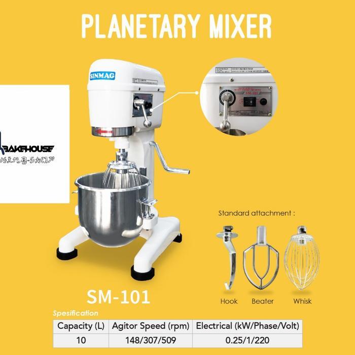 Planetari Mixer Sinmag Sm-101