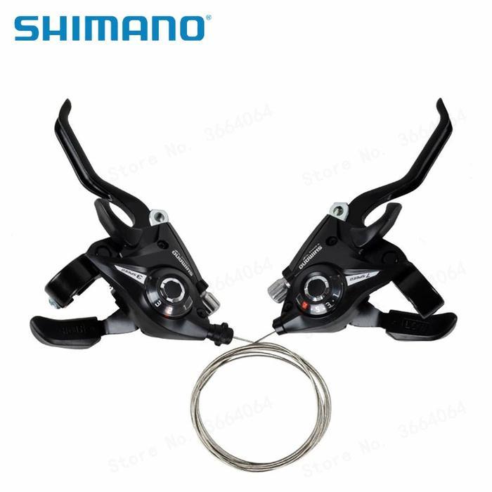 Shifter Brake Set Sepeda 3 X 7 Speed St-Ef51 Operan Gigi Mtb Dll