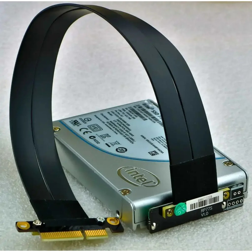 ADT-LINK U.2 INTERFACE PCIE 3.0 X4 TO U.2 NVME SSD EXTENSION CABLE SFF-8639 NVME PCI-EXPRESS 4X U.2