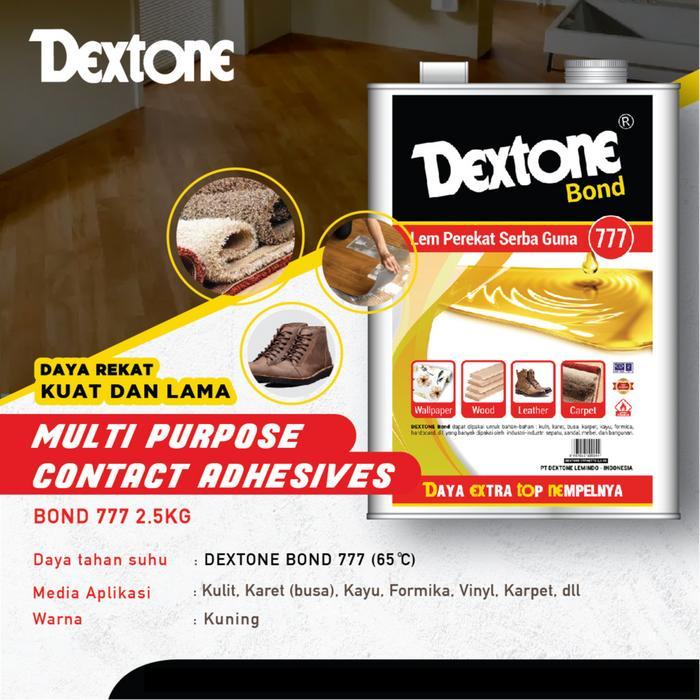 Dextone Lem Kuning Serbaguna Bond 777 2,5 KG Lem Karet
