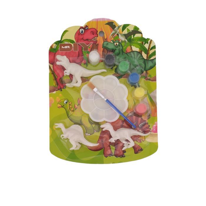 Mainan Dino Painting DIY Set Melukis Dinosaurus