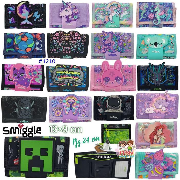 TERMURAH Dompet Smiggle Anak / Dompet Lipat Smiggle Anak Laki-Laki Perempuan READY STOCK
