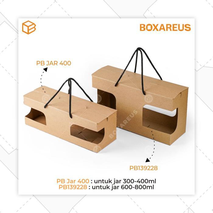 pvwo- Box Toples Tabung Hampers Jar Silinder Kemasan Dus Pb Jar 400