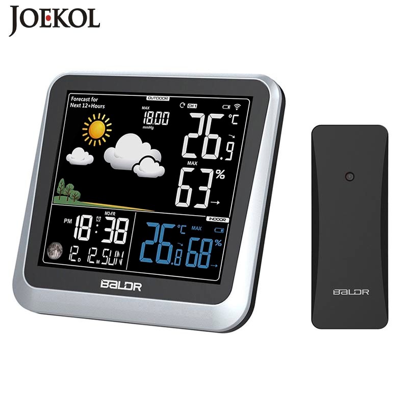 BALDR Wireless Indoor-Outdoor Weather Station, Home Personal Weather Station, Weather Forecaster,