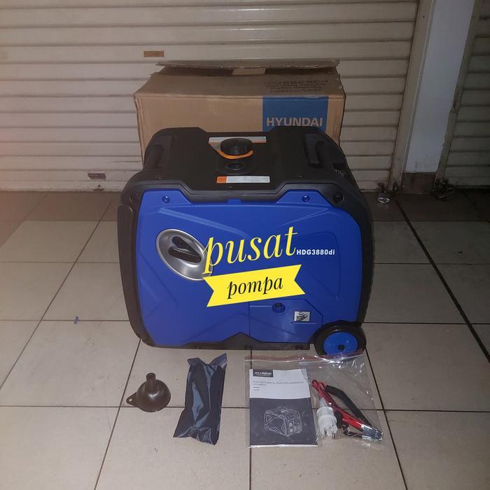 Genset Hyundai Hdg 3880Di Genset Silent Inverter Portable 3000 Watt Terlaris