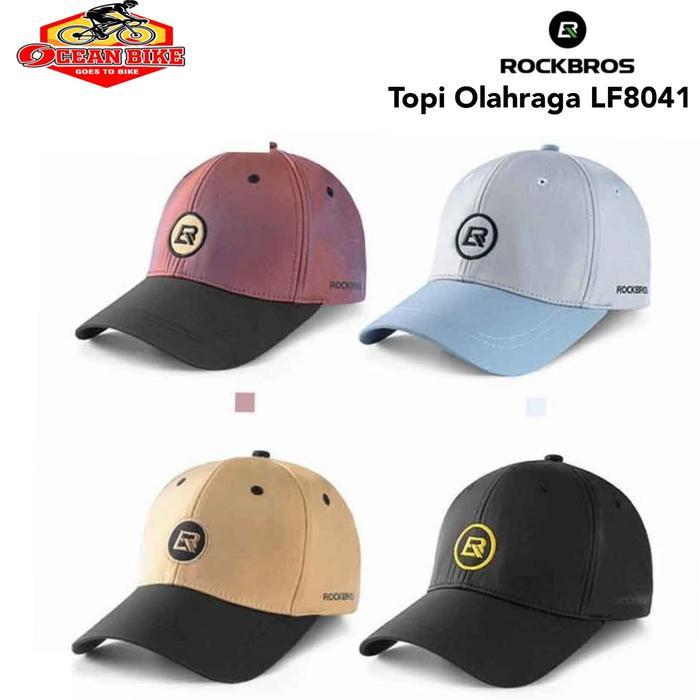 50ps- Topi Olahraga Pria Wanita Rockbros Lf8041 Headwear Bicycle Cap Golf