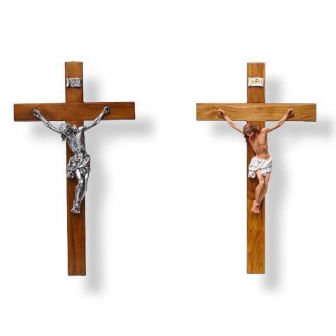 Salib Gantung Katolik Kayu Jati 70Cm-Salib Katolik-Salib Dinding-Pajangan Salib Dinding Pajangan