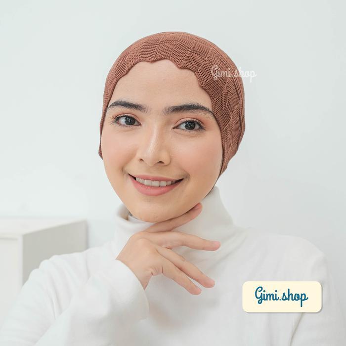 uek4- Grosir 10 Pcs Ciput Rajut Nenek - Kupluk Antem Nenek - Jilbab, Dalaman