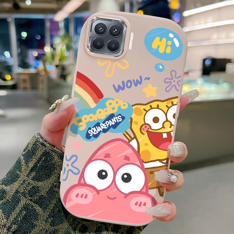 Casing Hp Untuk OPPO A93 Reno 4F Reno 4 Lite F17 Pro Case Patrick Star Kartun Sahabat baik  Kesing J