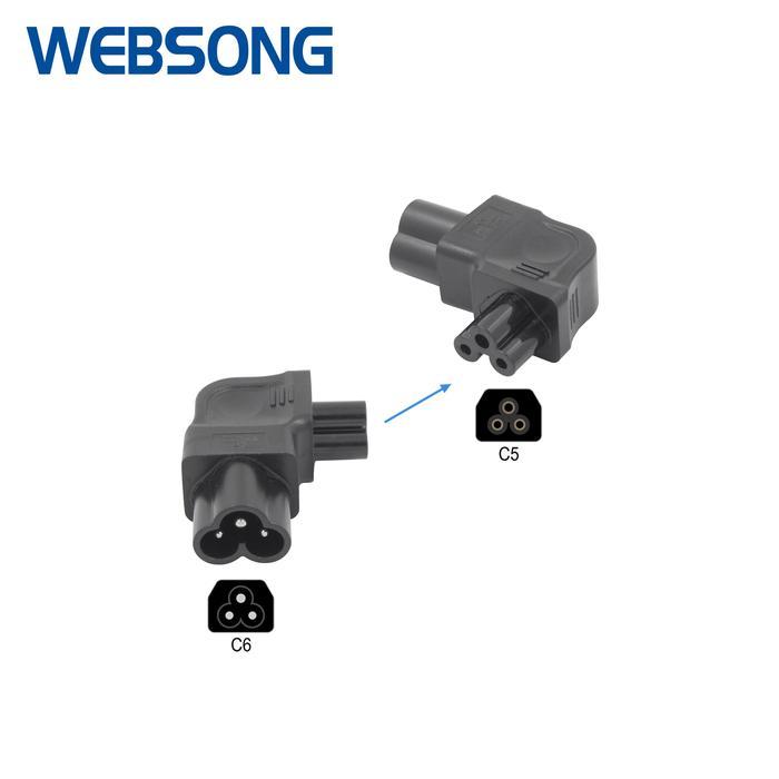 (SALE) CONNECTOR POWER JD-44 JD-52 JD-60 C5 TO C6 L LEFT RIGHT DOWN SHAPE WEBSONG