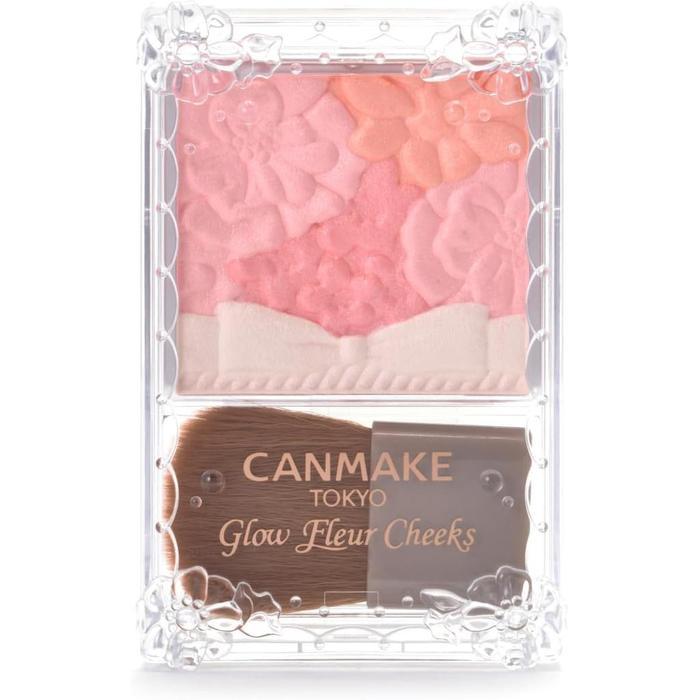 Canmake Glow Fleur Cheeks | Canmake Blush On | Canmake Tokyo - [02] Apricot Fleur