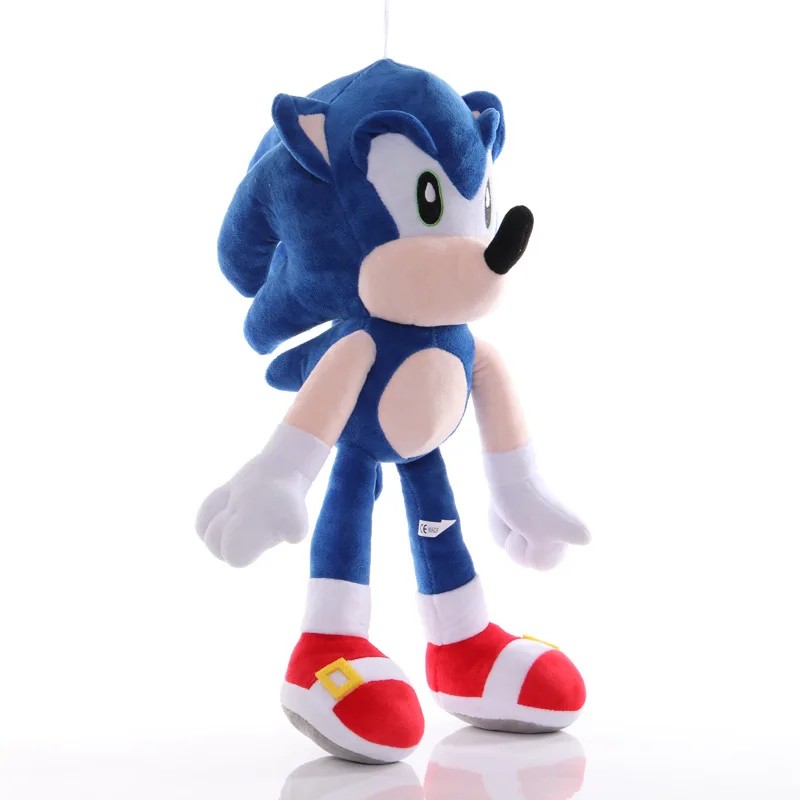New Super Sonic Cartoon Plush Toy Shadow Amy Knuckle Tail Plush Keychain Toy Hedgehog Anime Soft