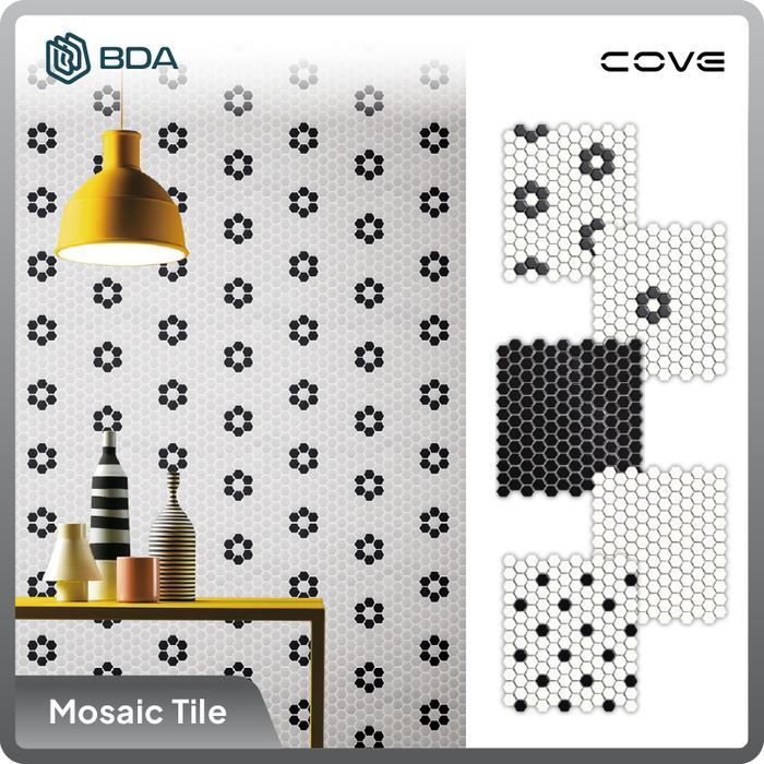 [] BDA Granite Tile Keramik Dinding Kamar Mandi Keramik Dinding Dapur Mosaic Tiles Keramik Mozaik