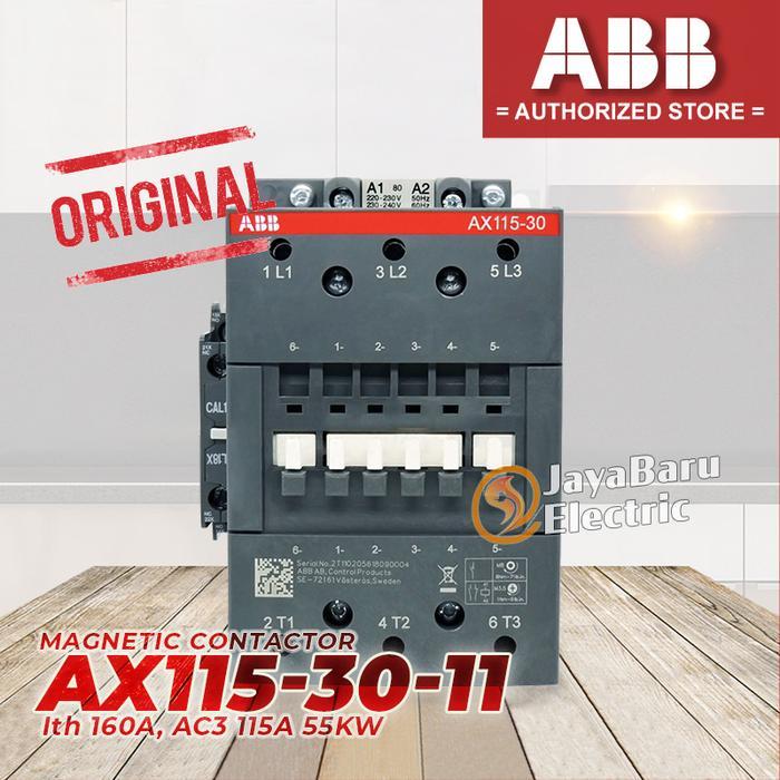 KONTAKTOR CONTACTOR ABB AX115 AX115-30-11 115A 110V 220V 380V