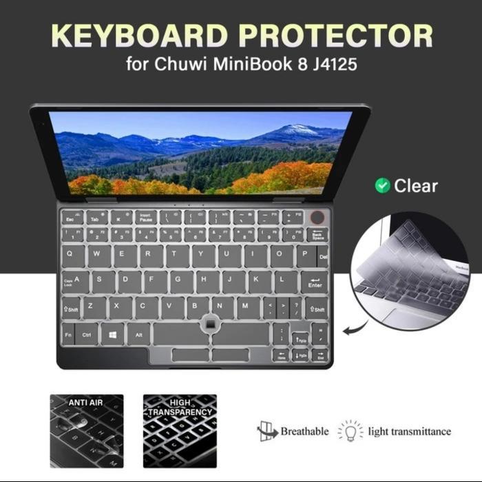 BERKUALITAS Silicone Keyboard Protector Chuwi Minibook 8" Original