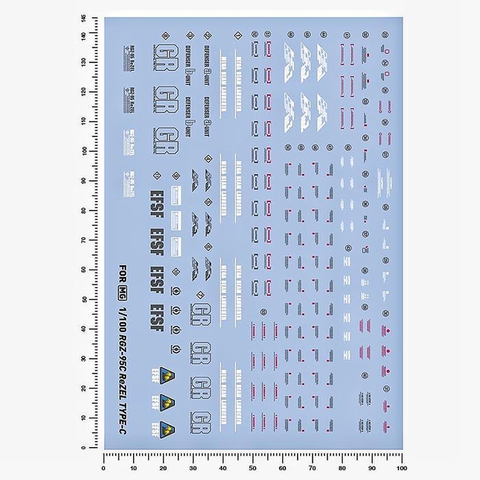 BEST SELLER MG REZEL/REZEL COMMANDER TYPE/REZEL TYPE C WATER DECAL ARTISAN'S CLUB